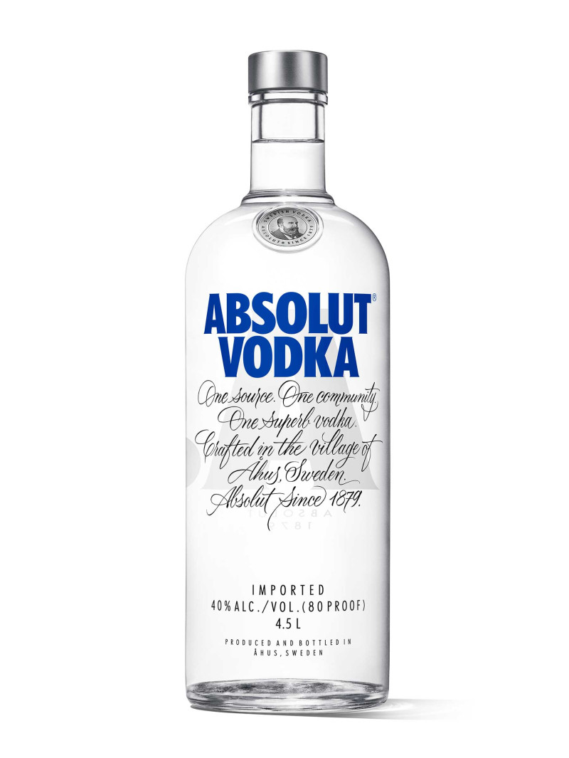 Absolut Vodka from Sweden 4.5l big bottle
